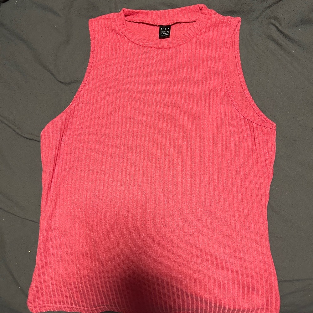 Pink size large brand new from shein tank top